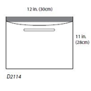 D2114 Cardinal Health Irrigation Pouch, 12" x 11". 10EA/BX