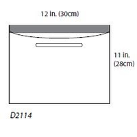 D2114 Cardinal Health Irrigation Pouch, 12" x 11". 10EA/BX