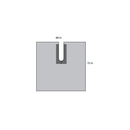 D1019A Poly U-Drape, W48" x L71", 10EA/BX