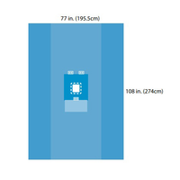 A29492 Pediatric Drape, Sterile, 77" x 108", 10EA/BX