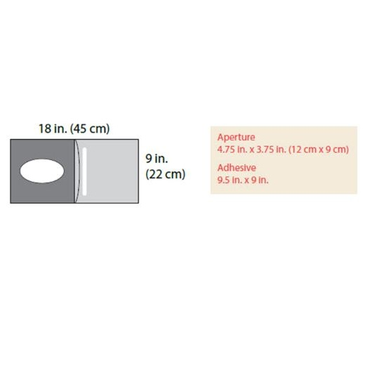 D1072 Cardinal Health Aperture Pouch, 18"x9", 10EA/BX