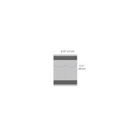 D1018 Instrument Pouch, Sterile, 6.75" x 11.5", 10EA/BX