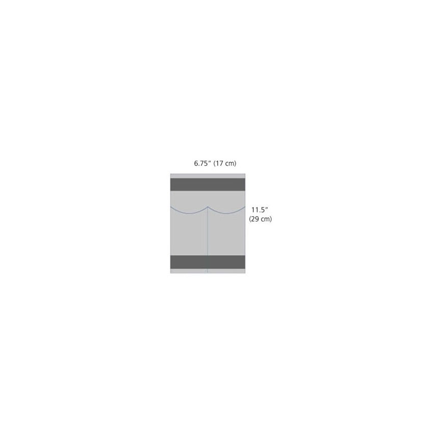 D1018 Instrument Pouch, Sterile, 6.75" x 11.5", 10EA/BX