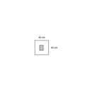 3M1021 Steri-Drape Surgical Drape, Small, W40cm x L40cm, 9.9cm x 12.5cm Incise Area, Clear, 10EA/BX