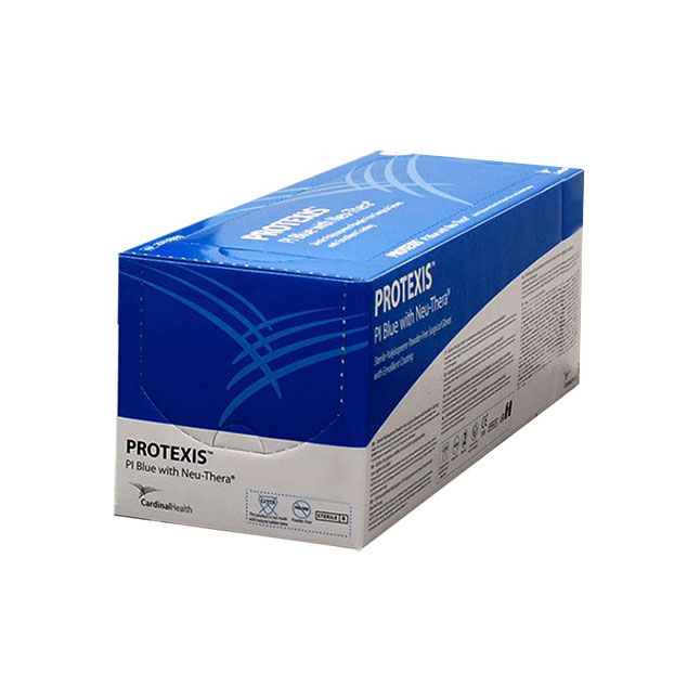2D73EB65 Protexis PI Blue with Neu-Thera Emollient Coating, Surgical Glove, Size 6-1/2, L11.3", 50PR/BX