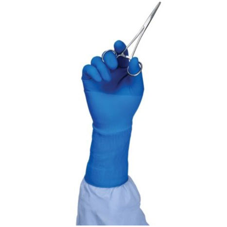 2D72LU55 Protexis Latex Blue with Neu-Thera Emollient Coating, Surgical Gloves, Size 5.5, L11.1", Blue, 50PR/BX