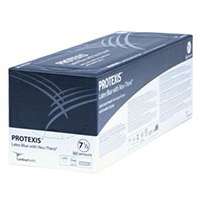 2D72LU55 Protexis Latex Blue with Neu-Thera Emollient Coating, Surgical Gloves, Size 5.5, L11.1", Blue, 50PR/BX