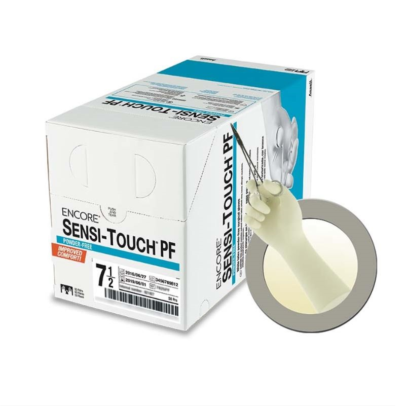 AN7822PF ENCORE Sensi-Touch Surgical Glove, Powder Free, Size 6, 50PR/BX