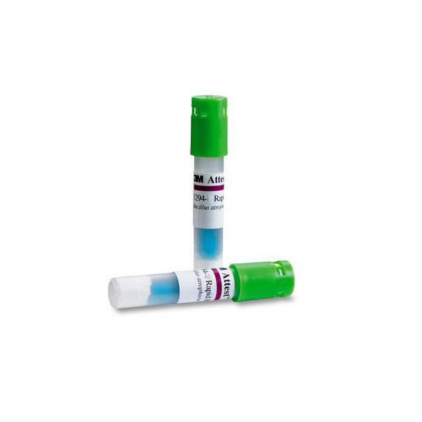 3M1294 Attest Biological Indicator, Rapid Readout, Green Cap, 50EA/BX