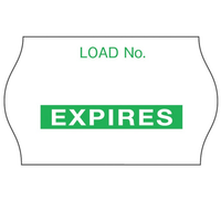 3M1257G Comply Sterilization Load Label, Green, 1125EA/BX