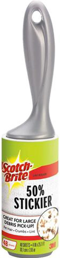 3M830RS-48-CA Stickier Lint Roller, 6EA/BX