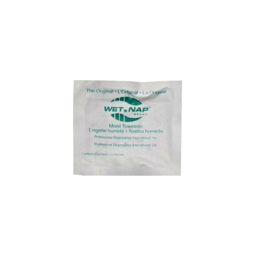 D11055 Wet-Nap Cleaning Towelette, W5" x L7.75", 100EA/BX