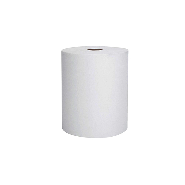 KRG01950 Swan Paper Towel, Roll, Classic, 1-Ply, W8" x L800' White, 6EA/BX