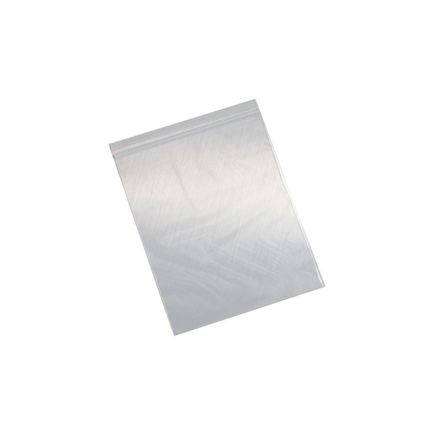 Z2-0810 Zip Closure Bag, LLDPE Film, Flat Pack, 2mil Thick, W8" x L10" Clear, 1000EA/BX
