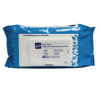 M233XT Nice'n Clean Baby Wipe, Non-Flushable, Unscented, 7.9" x 6.6", 960EA/BX