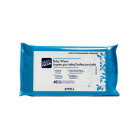 Q70040 Nice'n Clean Baby Wipe, Non-Flushable, Unscented, 7.9" x 6.6", 40EA/BX [DISCONTINUED]