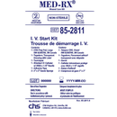 85-2811 Med-Rx IV Start Kit, 100EA/BX