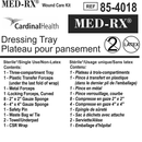 85-4018 Dressing Tray, 30EA/BX