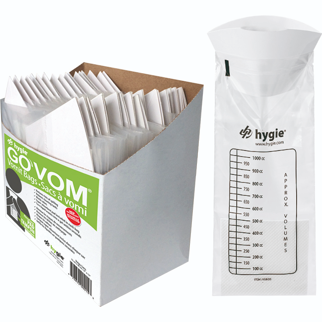 SAHYGIGOVO000 GO VOM Vomit bag, Graduated, 35EA/BX