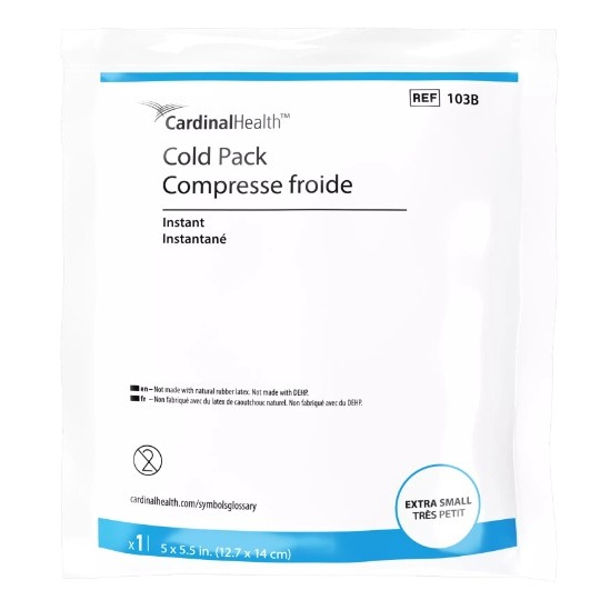 103B Instant Cold Pack, X-Small, 5 x 5.5IN, Bulk, 50EA/BX