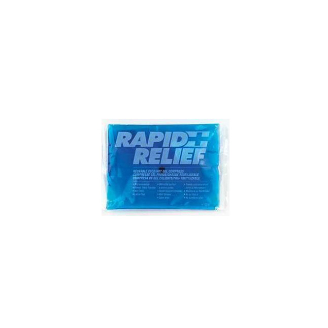 RAP12290 Rapid Relief Cold/Hot Gel Compress, W9" x L11", 12EA/BX
