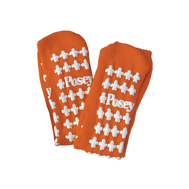 5163-6239LO Fall Management Socks, Non-Skid with Mesh Band for Fall Management, Large, 1/EA