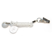 CRBCSMPSL40 Pull String/Magnetic Dome with Linen Clip for Curbell Personal Monitor, 1/EA