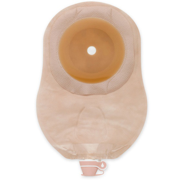 HOL84490 Premier One-Piece Urostomy Pouch, Flat Flextend Barrier, Tape, Enhanced Design, 64mm Stoma, 10EA/BX