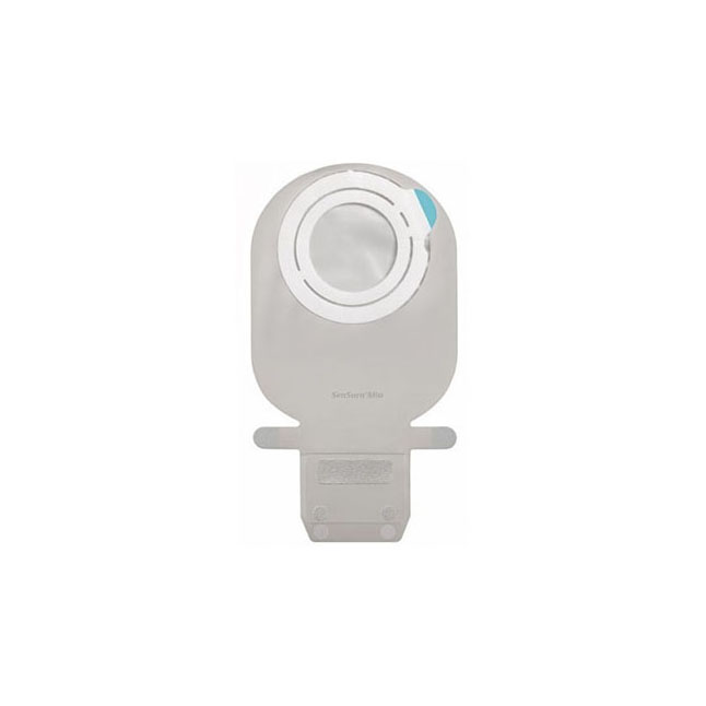 COL12272 SenSura Mio Flex Drainable Pouch, Two-Piece, 655mL, Maxi, Red Coupling, with Inspection Window, Opaque, 10EA/BX