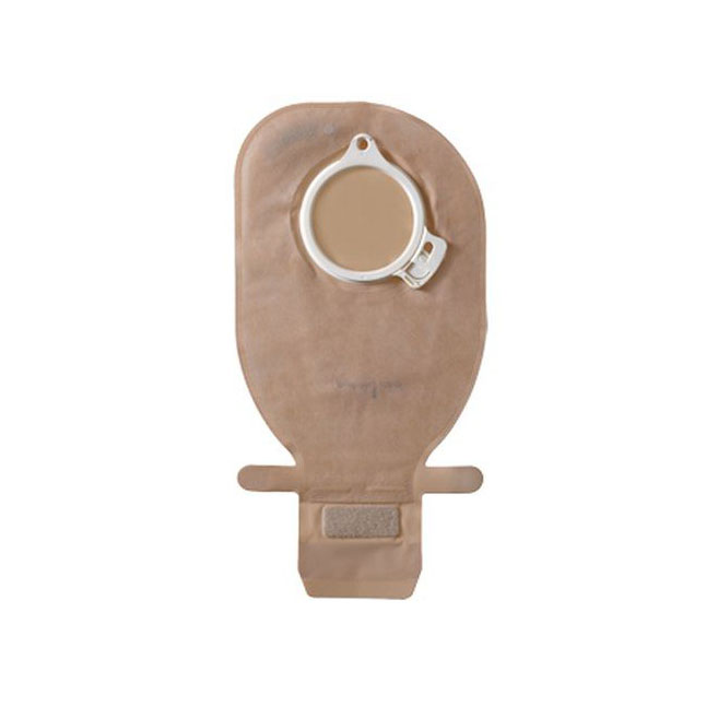 COL13985 Assura Original 2-Piece Drainable Pouch, Blue Coupling, Opaque, 10EA/BX