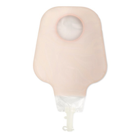 HOL-18102 New Image Drainable Pouch, Two-Piece, 44mm Flange, Pouch Clamp, Transparent, 10EA/BX
