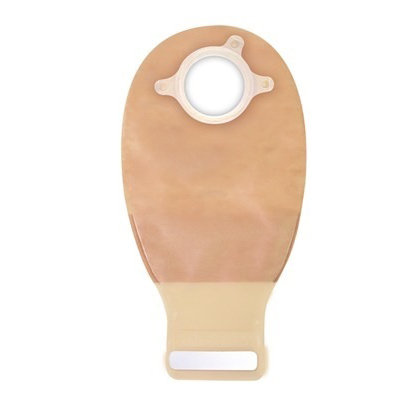 CON416423 Natura + Drainable Pouch, Beige, 70mm Flange, 10EA/BX
