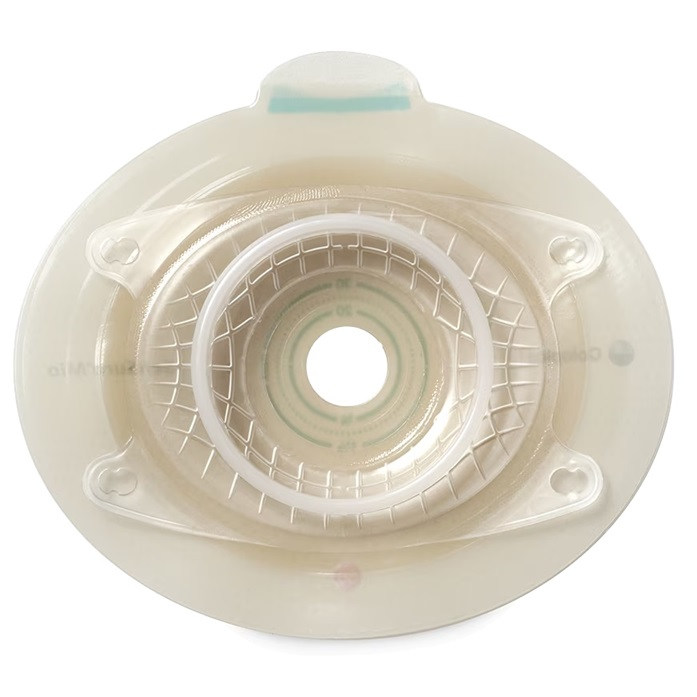 COL16971 SenSura Mio Convex Deep Click Barrier Baseplate, Coupling: Yellow - Stoma size: 15 - 53mm, 5EA/BX