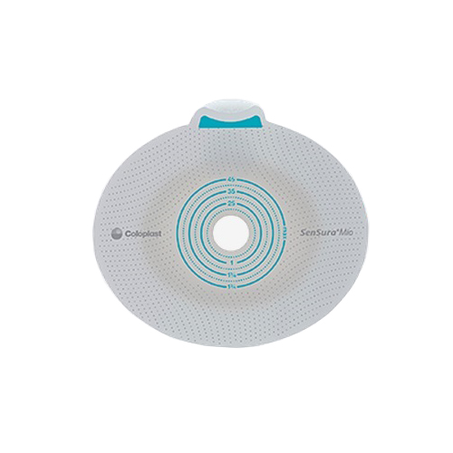 COL10551 SenSura Mio Flex Barrier, Two-Piece, Cut-to-Fit, Flat, 3/8" to 1-5/16" Stoma, Standard Wear, Green Coupling, 10EA/BX