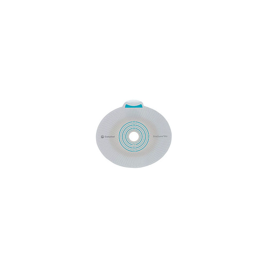 COL10571 SenSura Mio Flex Barrier, Two-Piece, Cut-to-fit, Flat, 10mm to 68mm Stoma, Standard Wear, Yellow Coupling, 10EA/BX