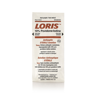 LP119-01 LORIS 10% PVP-I Sterile Solution - 3 Swabsticks, 500EA/BX