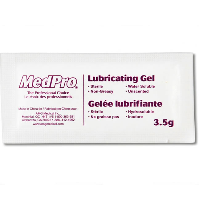118-313 MedPro Lubricating Gel, Sachet, 5gm, 72EA/BX