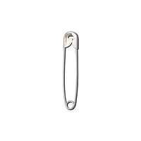 118-452 Safety Pin, Size 3, L2", 144EA/BX