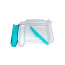 D-50 Pill Counting Tray and Spatula, W16cm x L21cm x H3.5cm, Blue, 1/EA
