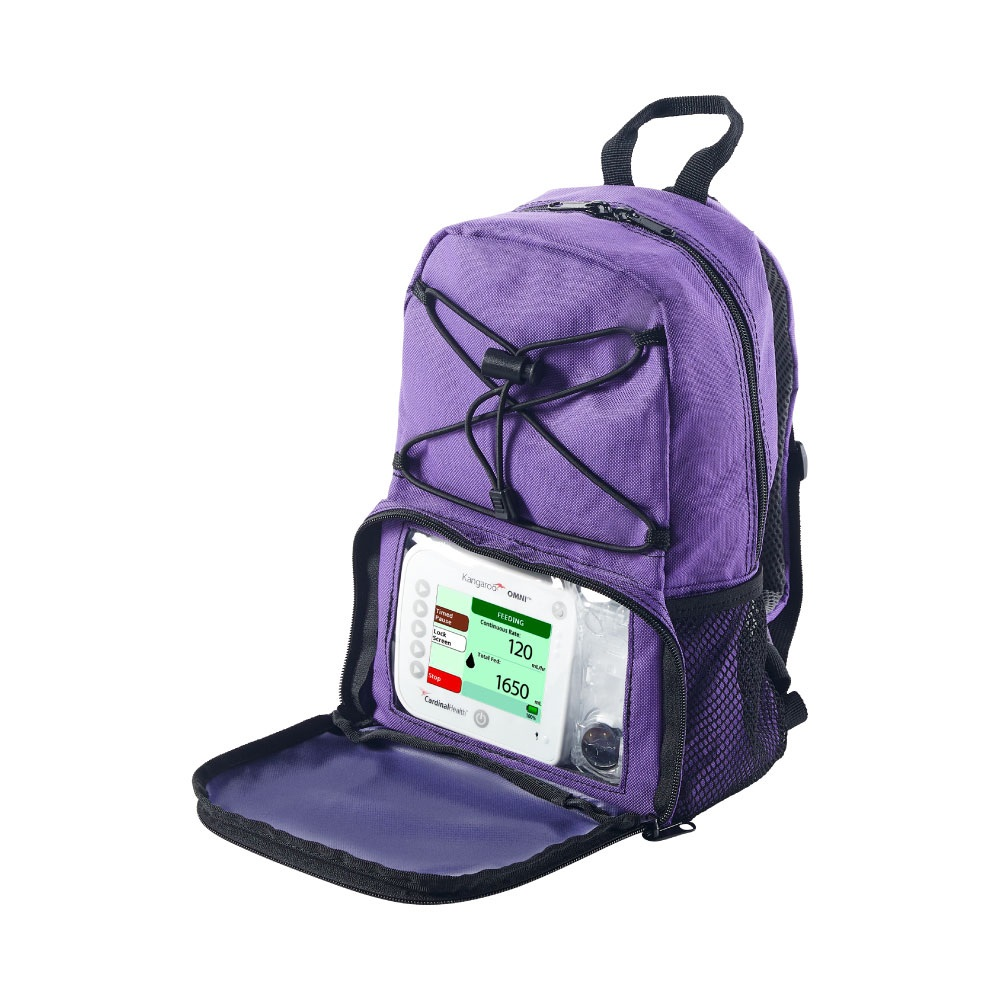 Z770035S Kangaroo Backpack, Purple, S, 1/EA