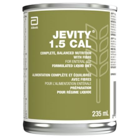 AB6268913 Jevity 1.5Cal Nutritional Liquid Formula, with Fibre, 1500mL, Unflavored, 6EA/BX