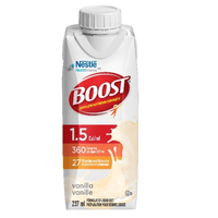 NN12460083 BOOST 1.5 PLUS Calories Oral Supplement, Tetra Brik Pack, Vanilla, 24x237ml, 24EA/BX