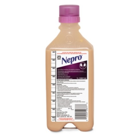 AB6266913 Nepro Nutritional Liquid Formula, 1-L Ready-to-Hang Containers 1000ML, 8EA/BX