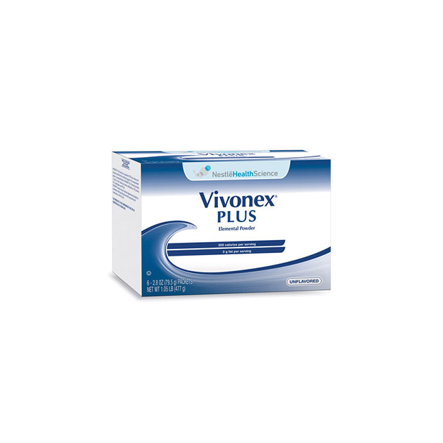 NN12152663 Vivonex Plus Powdered Elemental Formula, Unflavored, 79.5gm, 6EA/BX