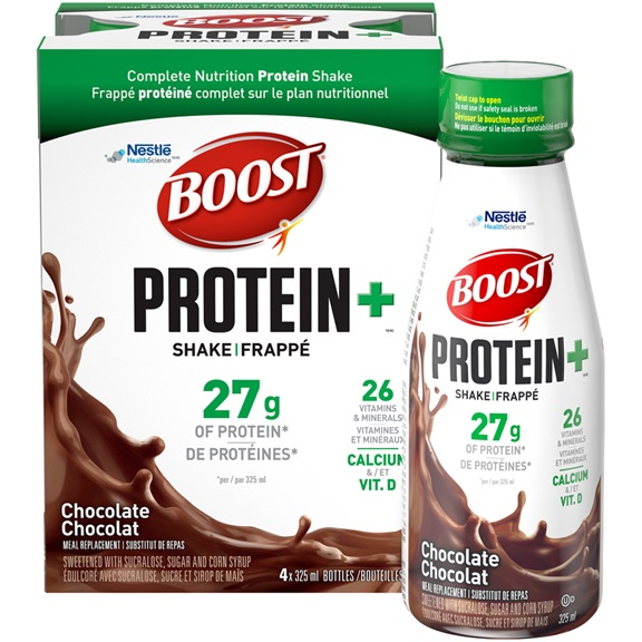 NN12305014 BOOST Protein + Shake, Chocolate, 325mL. 4EA/BX