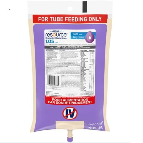 NN12509896 Resource Diabetic 1.05 ULTRAPAK, Vanilla, 1500mL, 4EA/BX