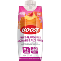 NN12586065 BOOST Fruit Flavoured Beverage, Peach, 237mL, 24EA/BX