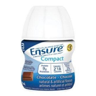 AB0S749A40 Ensure Compact Nutritional Formula, 118mL, Chocolate, 16EA/BX [DISCONTINUED]