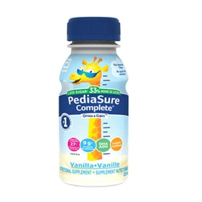 AB6782113 PediaSure Complete Grow & Gain Reduced Sugar, Vanilla, 235mL, 4EA/BX