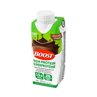 NN12575560 BOOST Hight Protein, Tetra Prisma Pack, 237mL, Chocolate, 24EA/BX